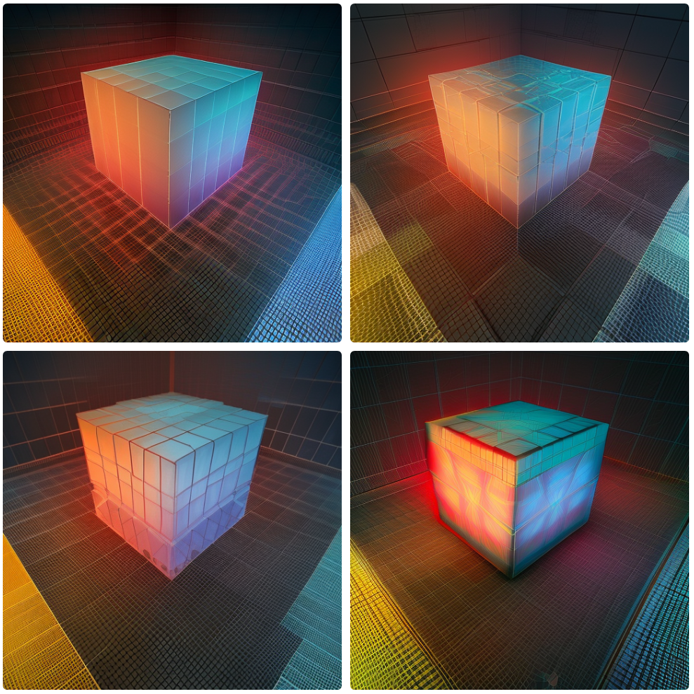 3D Cubes: Ai Artworks 3D Cubes: Ai Artworks