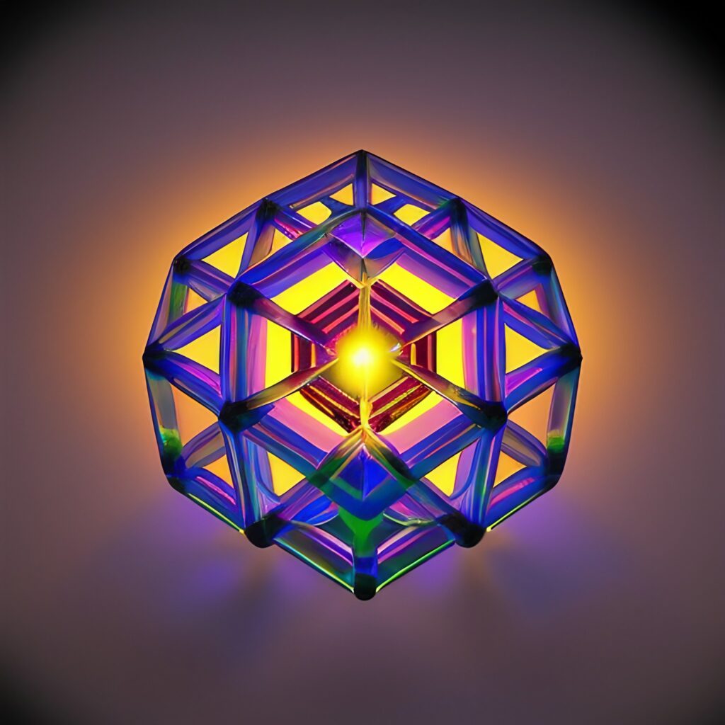 FUSION POWER: AI Image Purple, Yellow