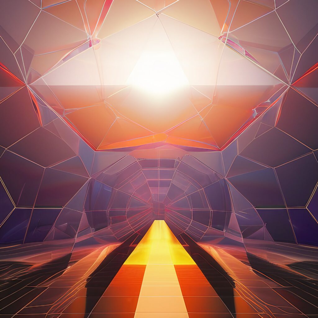 INTERDIMENSIONAL PORTAL:  Purple, Red, Yellow, Orange