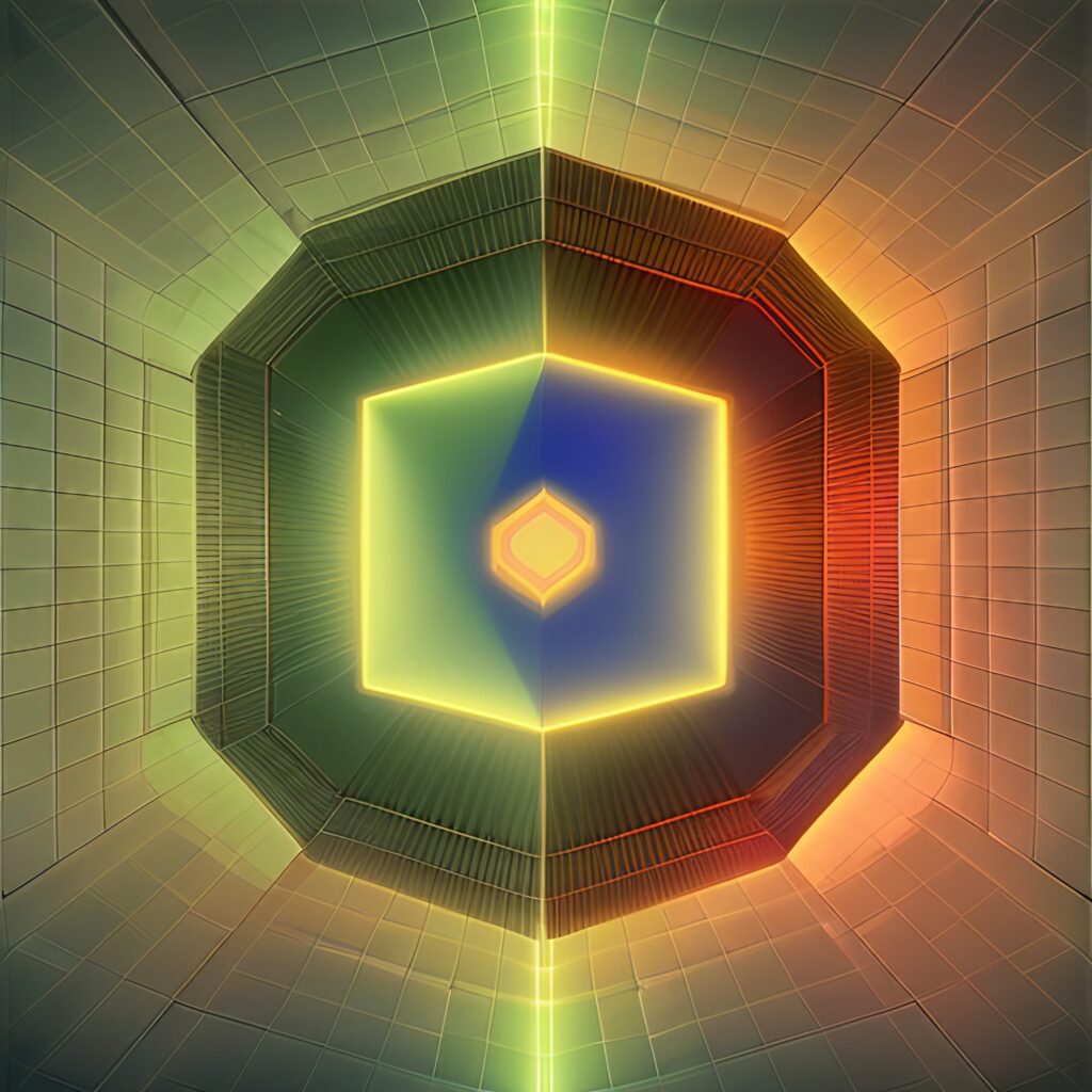 SPACETIME CONVERTER 2143: Green, Yellow, Orange